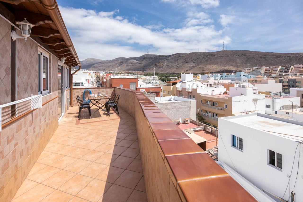 Attico Vista Oceano E Citta 3 Camere 2 Bagni Wifi Ac Morro Jable  Exterior photo