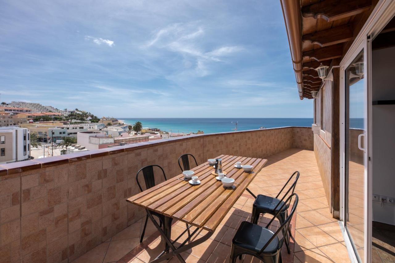 Attico Vista Oceano E Citta 3 Camere 2 Bagni Wifi Ac Morro Jable  Exterior photo